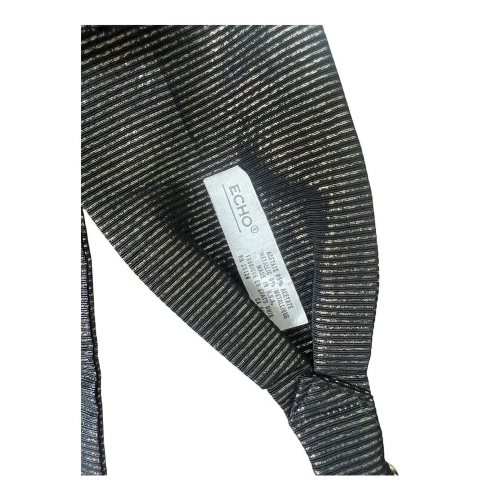 Echo Black Belt with Classic Bow Design
